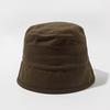 Small Niche Solid Color Retro Bucket Hat Basin Hat Fashionable Street Men's Women's Cotton Linen Fisherman Hat