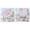 Tableau - Shabby Chic - Vases - 100 X 2,8 Cm - 100 X 3 Cm - 2 Unités