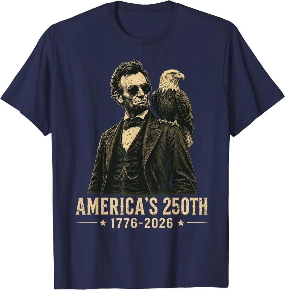 250 Anniversary USA Men Women 250th Anniversary USA Lincoln T-Shirt