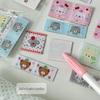 Lucky Kawaika Милые индексные вкладки и вышитые нашивки - Наклейки для ведения журнала, Тканые этикетки, Самоклеящиеся украшения для альбома для карточек