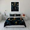 Torch-bearing goddess, black wolves. Bedding sets Duvet cover sets Duvet covers Pillowcases(1 * Duvet Cover 2 * Pillowcases without duvet insert)