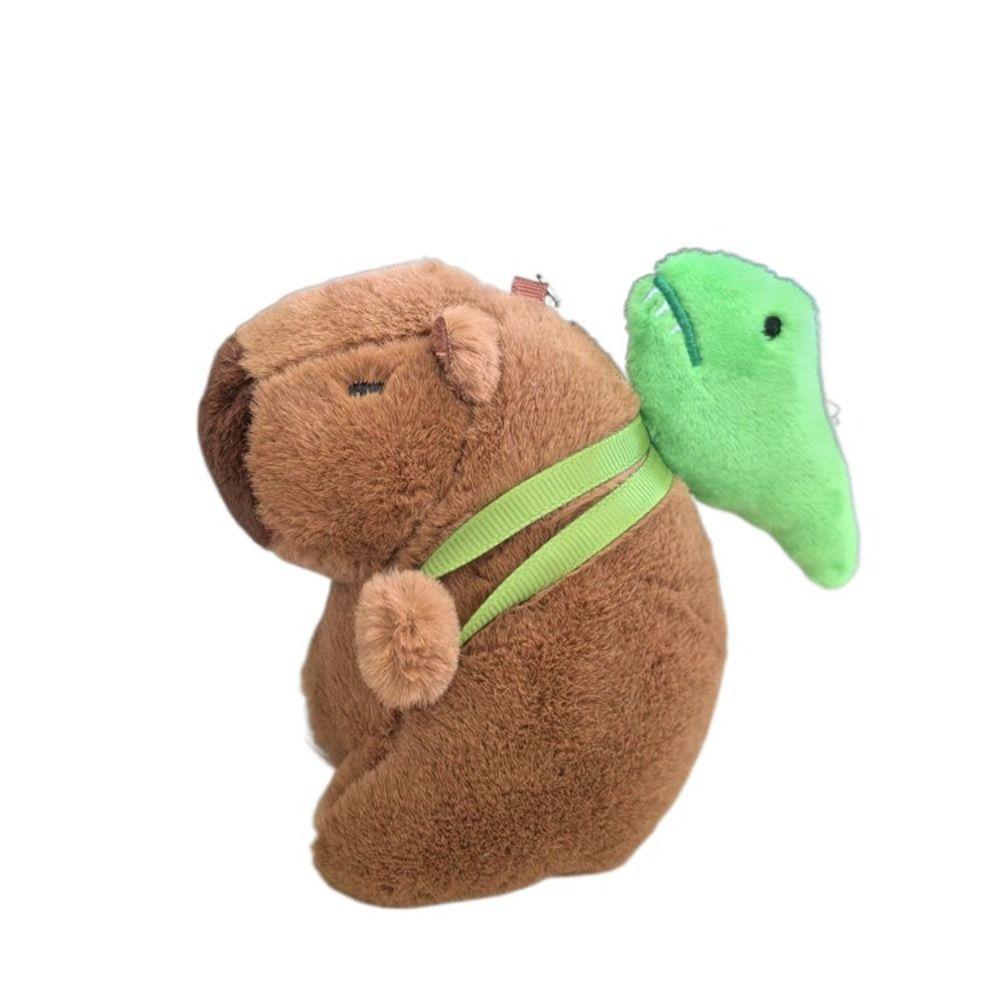 Мультяшная капибара, имитация капибары, кулон, многоцветная пушистая кукла-животное, украшение для сумки