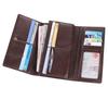 Jiameida Retro Genuine Leather Long Wallet - First Layer Cowhide Clutch with Multi-Card & Coin Features