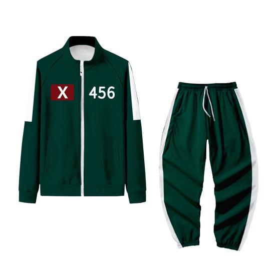 Мужской костюм для косплея, комплект из спортивной толстовки с длинными рукавами и эластичным поясом, комплект брюк для косплея