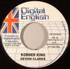 7-дюймовая пластинка DEVON CLARKE - Korner King DE20102 Цифровая Английский 2010 США Регги, Ска и Даб Б/У