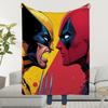 Blanket AND Throw Super Cosy Plush Living Room Sofa Couch W-WolverineS-ES Childish Birthday D-DeadpoolS-ES Gifts