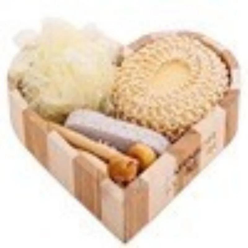 5 In 1 Women Man Girl Kid Baby Bath Show Spa Set Gift Include Bath Tool Loofah Sponge Hair Brush Pumice Stone Foot File