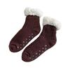 Fuzzy Warm Slipper Socks for Women Cozy Fluffy Fleece Lined Home Floor Socks with Grippers Winter Soft Thermal Sleep Socks