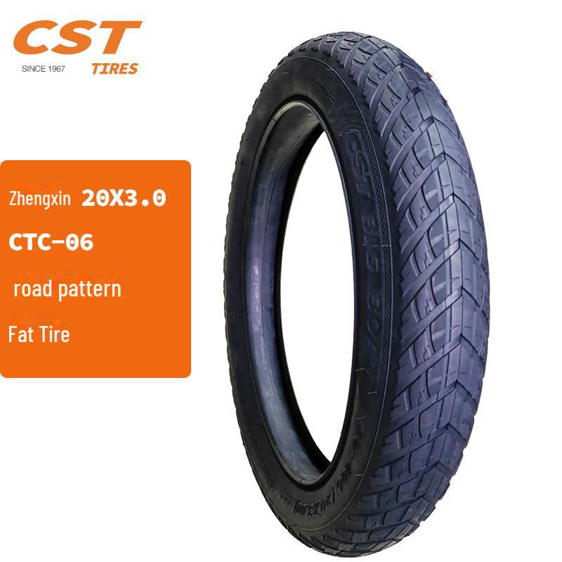 Велосипедная шина Zhengxin 20 дюймов и камера для снега и пляжа, 20x4.0