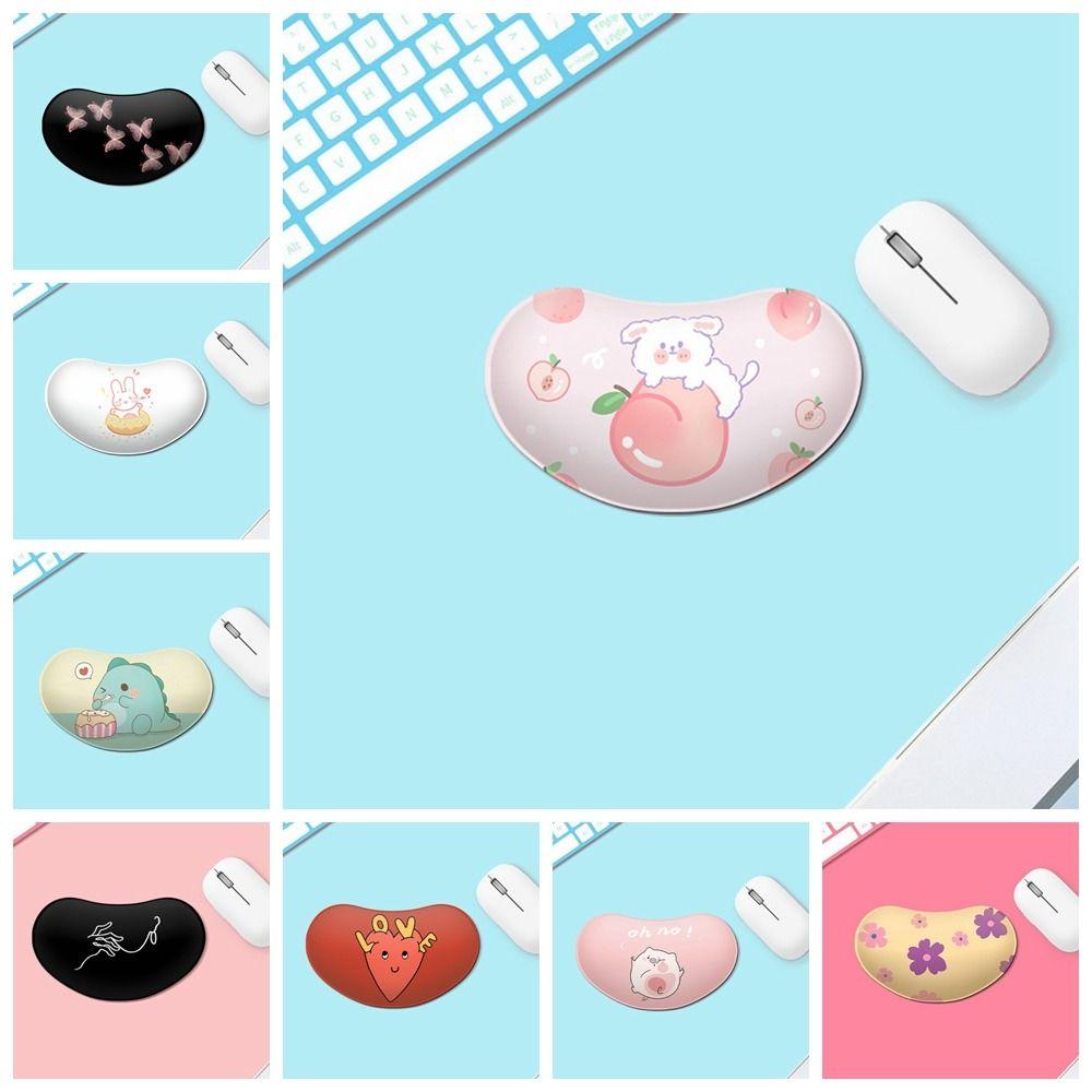 Удобная милая подставка под запястье, противоскользящая, подставка под запястье для мыши, офисные принадлежности