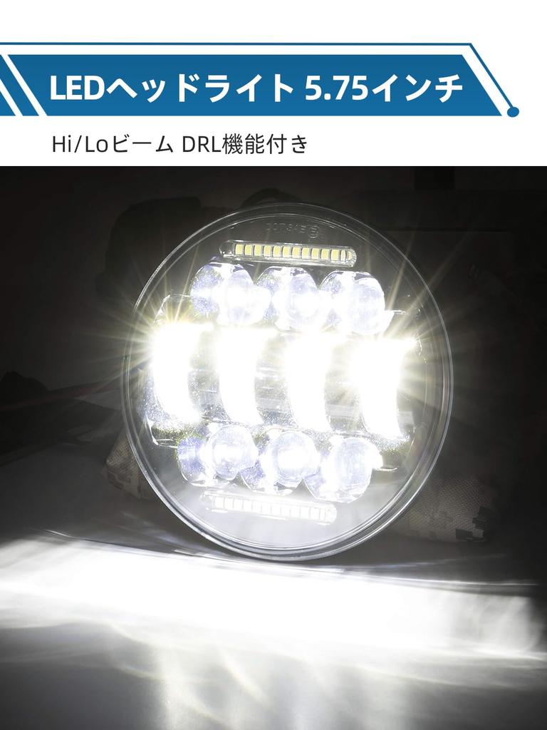 Фара Largoods Headlight дюймовая мотоциклетная светодиодная фара Breakout FXSB с кронштейном для корпуса, переключением функции DRL 6000K, высокая яркость, водонепроницаемость IP67