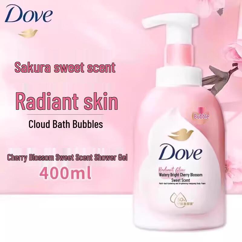 Dove Cherry Blossom Sweet Scent Foaming Body Wash