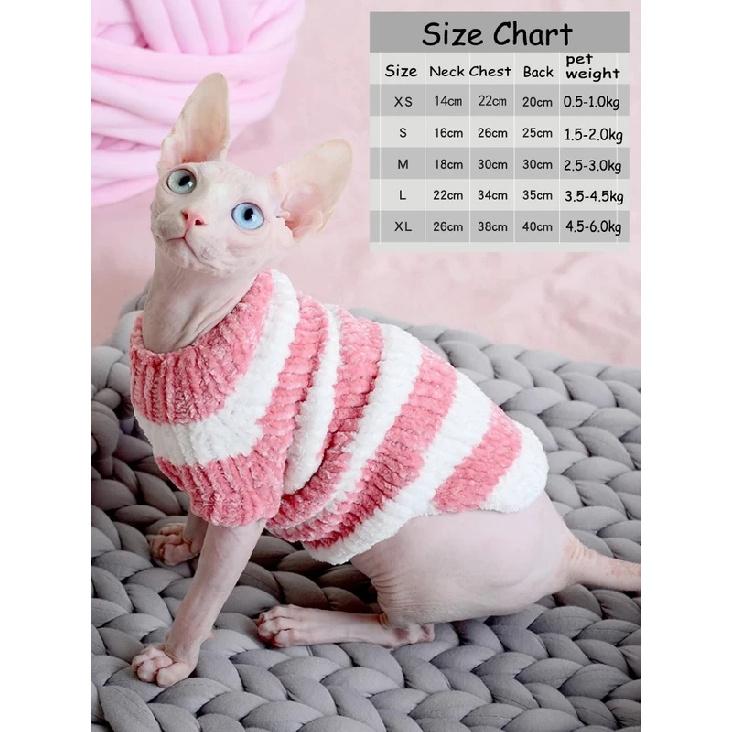 Pet Cat Clothes Winter Autumn Warm Cats Sweater Jumper Sphynx Dog Hoodie Clothing Pullover Knitted Shirt For Cat Kitten Supplies