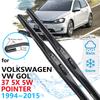 Car Front Wiper Blades For Volkswagen VW Gol 37 5X 5W 1994~2015 Pointer Cleaning Windshield Windscreen Brushes Accessories