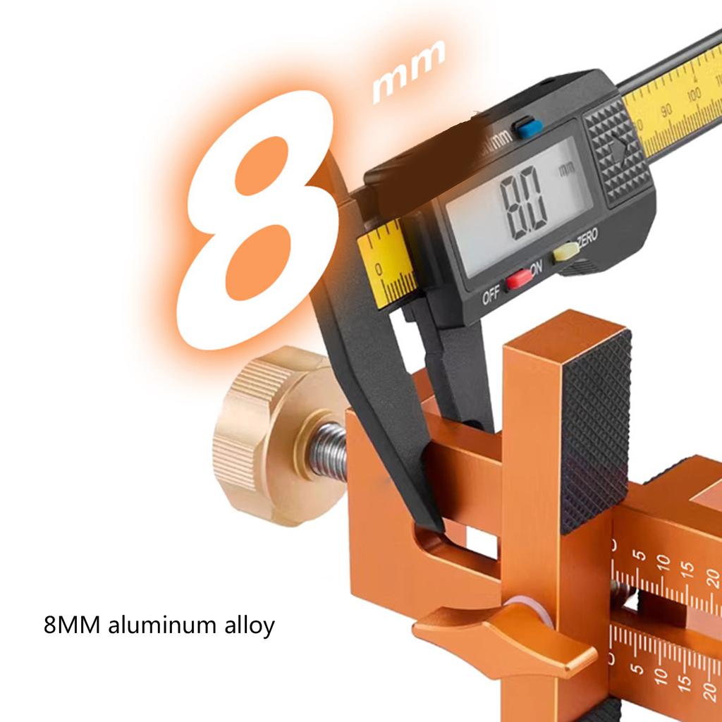 Монтажные приспособления для дверцы шкафа по дереву Инструмент для быстрого позиционирования дверцы шкафа Регулируемые диапазоны зажима из алюминия