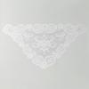 French Style Lace Triangle Scarf Vintage Wedding Headscarf All-match Crochet Head Scarf  Party