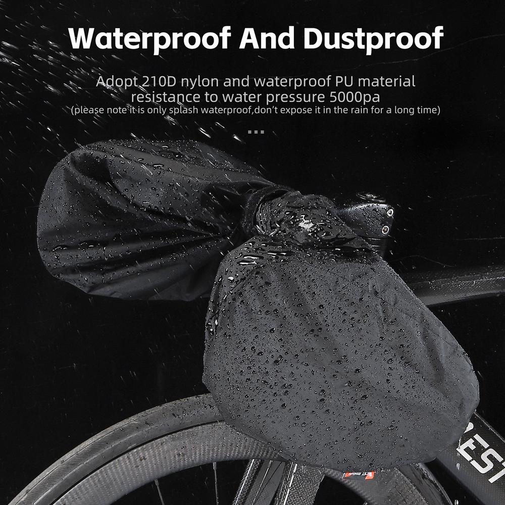 Защита руля велосипеда, чехол на руль велосипеда, водонепроницаемый, пылезащитный, защищает руль велосипеда