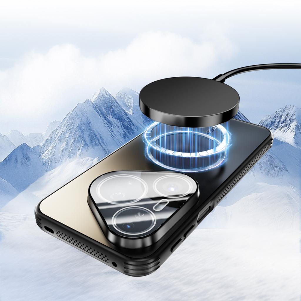 For  Huawei Pura 80 Ultra 70 Pro Case Protective Shell  Fashion Magsafe Heat Dissipation Texture Back Cover