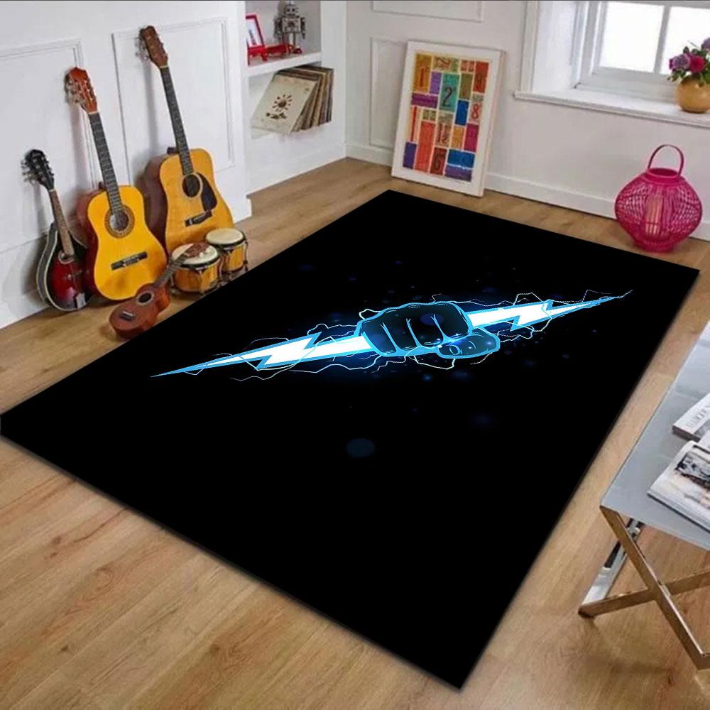 Electric Fist Power Patterned carpet, non slip mat suitable for living room and bedroom sofas