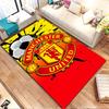 "Manchester United Logo Design Rug" Patterned carpet, non slip mat suitable for living room and bedroom sofas