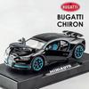 1/32 Bugatti Diecast Alloy Car Model Metal Pull Back Simulation Car Toy Boy Sports Car Acousto-optic With To Open The Door Gift Car Toy