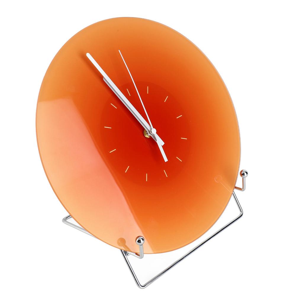 12-дюймовые круглые часы на батарейках, бесшумные, декоративные настенные стеклянные часы для гостиной, спальни