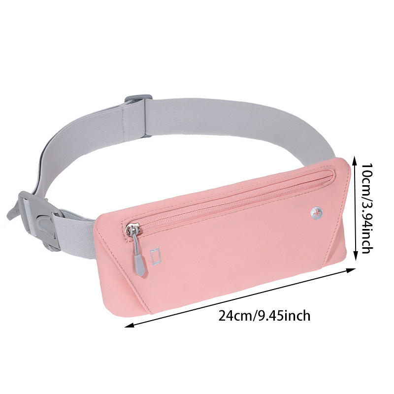 Легкая спортивная тонкая поясная сумка для бега, женская поясная сумка для тренировок на открытом воздухе, нагрудная сумка для ходьбы, езды на велосипеде