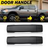 2X Наружная черная ручка передней двери для Nissan Armada 2005 06-2015 / Titan 2004-15