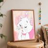 Disney Мари Кошка Масляная Краска Ручная Роспись Набор Декор Классический Стиль Декор Дома Элегантное Искусство на Стену Подарок Для Декора Гостиной DIY Искусство