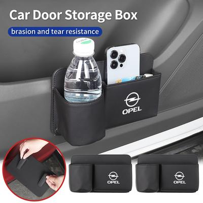 New Car Drink Rack Storage Box WASRDY3 Car Door Storage Case Interior For Astra Insignia Corsa Zafira Meriva Mokka Vivaro Vectra