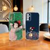 Чехол для телефона Kiki Flying Witch Delivery Service для Samsung A10, 12, 20, 21S, 30, 31, 40, 50, 51, 52, 70, 71 Прозрачный чехол