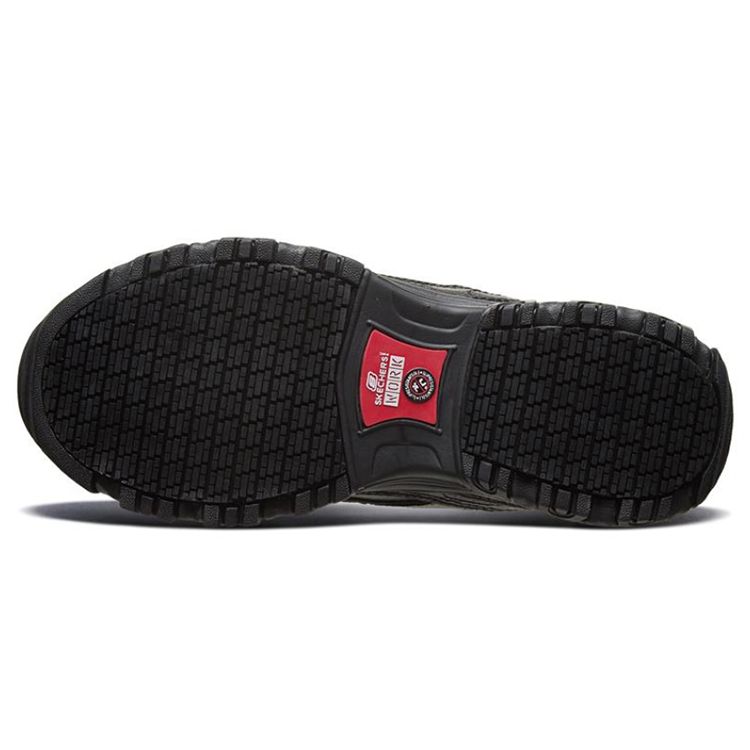 Skechers DLites SR Сетка Синтетическая кожа Ретро Дышащие Увеличивающие рост Низкие Папины кроссовки Женская кроссовка Черный 76605-BLK