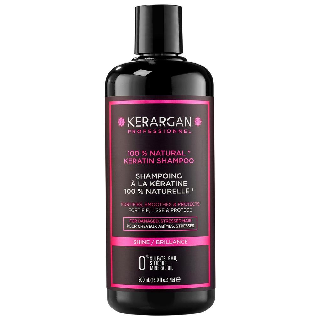 Kerargan Keratin and Argan Oil Shampoo To Strengthen and Protect Your Hair - Dry Hair - Sulfate, Paraben and Silicone Free - 500 Ml
