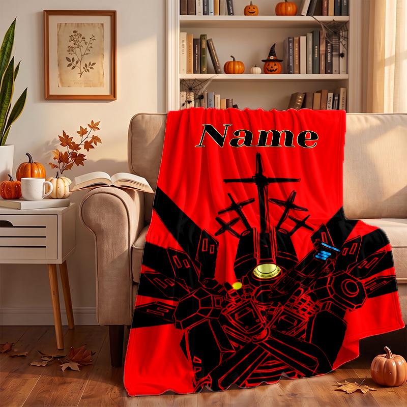 Ultrakill Custom Flannel Blankets Soft Warm Cozy Throws for Home Decor Holiday Gifts