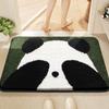 Toilet Imitation Cashmere Floor Mat Cartoon Red Panda Toilet Absorbent Soft Foot Mat Home Bathroom Non-slip Mat