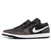 Jordan Air Jordan 1 Низкие кроссовки с амортизацией Винтажные Баскетбольные кроссовки Мужские Черный Коричневый 553558-165(Команда349--)