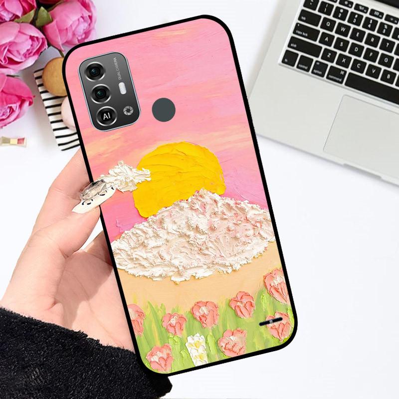 Чехлы Для ZTE Blade A53 Pro Милый Астронавт Модный Ударопрочный Мягкий Бампер Для ZTE Blade A53 Pro Coque Funda Цветочный Coque Оболочка