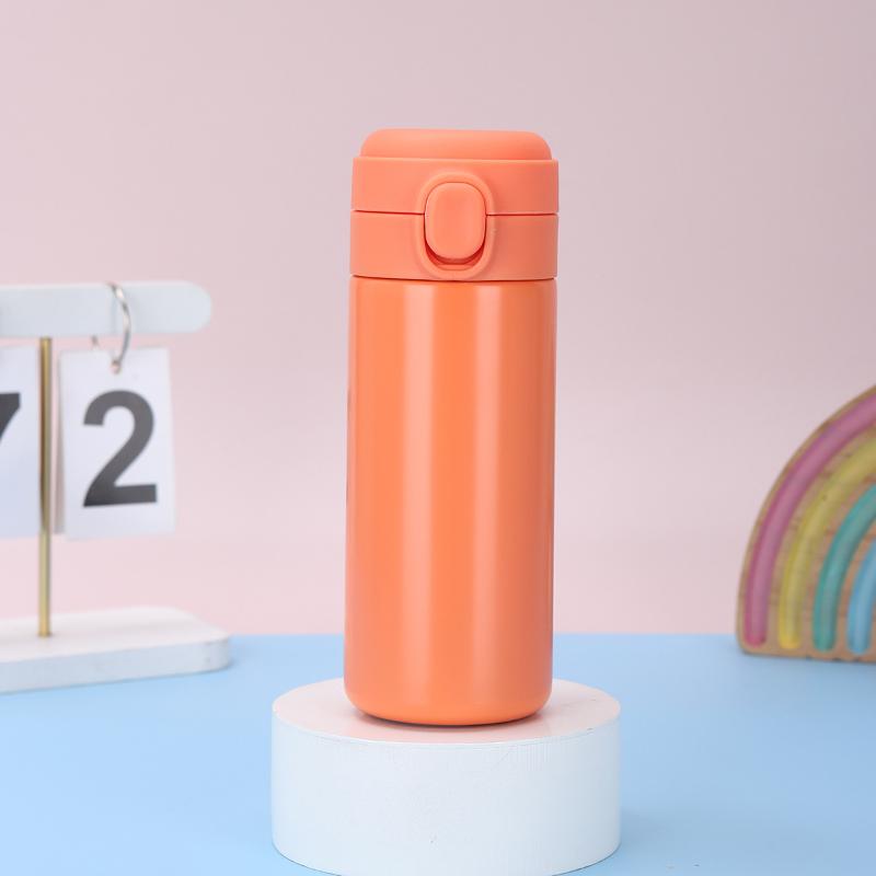 Creative Mini Pea Cup Stainless Steel Bouncing Cover Vacuum Flask Thermos Cup Coffee Tea Milk Thermo Bottle