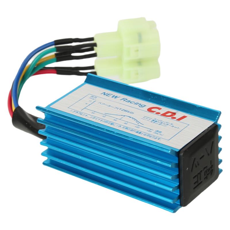 6 Pin Aluminum Alloy Racing CDI AC Box for GY6 XR50 70 90 CG125 Motorcycle 140CC 150cc 200cc Enginen Pit Bike Scooter ATV