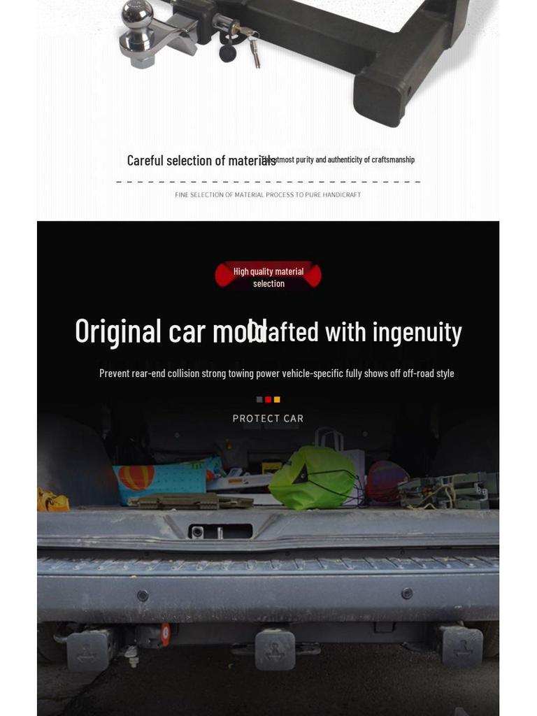 Compatible Mercedes-Benz Sprinter, V-Class, B-Class RV Tow Hook and Rear Trailer Hitch Adapter