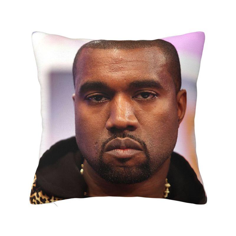 Luxury Popular Singer Kanye West Cushion Covers xcm Velvet Pillow Case for Car Square Pillowcase Bedroom Decoration