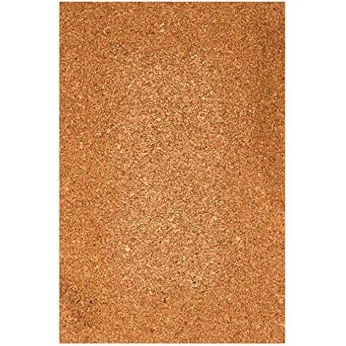 Feuilles liège - FAIBO - Pack de 10 - Marron - Fibre naturelle - 1 cm