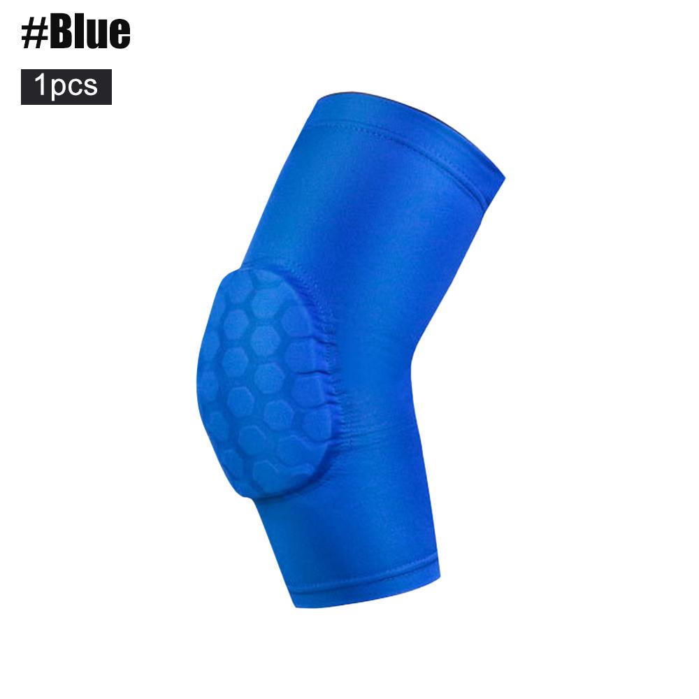 1Pcs Elbow Compression Sleeve Sports Arm Forearm Brace Support Honeycomb Pad Crashproof Basketball Cycling Arm Guard Sleeve