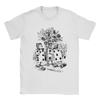Alice In Wonderland Cards Jack of Hearts T Shirts Men's Cotton Vintage T-Shirt Crewneck Fantasy Cartoon Tee Shirt Tops Plus Size