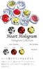 Dekorun Kobo Сердце Голограмма 3 типа Неоновый цвет Поп-цвета Ногти Целлофановые детали для ногтей Принадлежности для ногтей Сердце Красная голограмма,