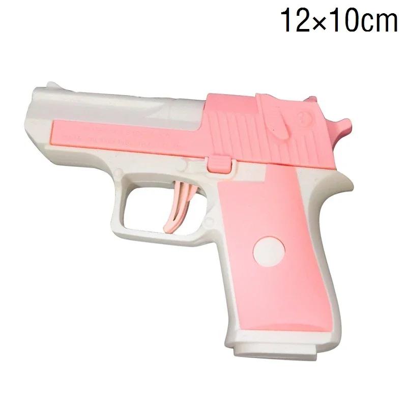 Mini Model Gravity Straight Jump Toy 3D Printed Gun Non-Firing  Cub Radish Toy Knife Kids Stress Relief Toy Christmas Gift