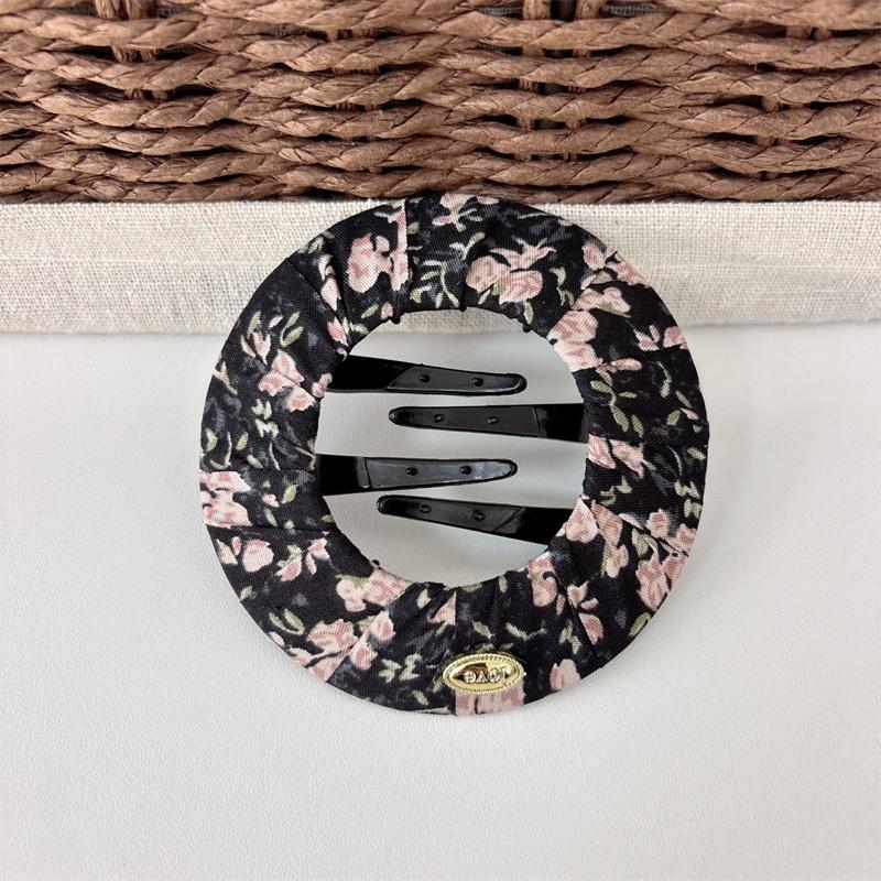 New Safe Flat Round Gripper Clip Cute Hair Claws Women Girls Hairpins Hairclip Barrettes Accessories Headdress Headwear Ornament