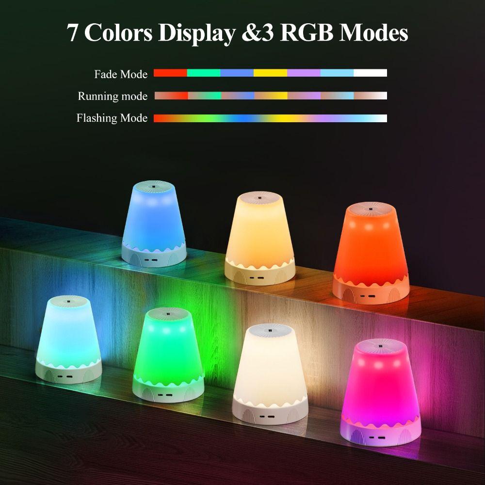 Height Brightness Adjustment Cordless Table Lamp Rechargeable Room Decoration Light Bedroom