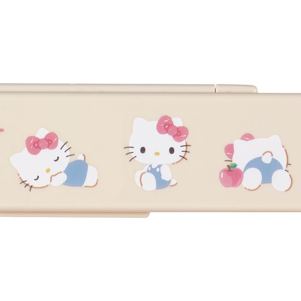 Sanrio Hello Kitty Chopsticks Spoon x x Perfect for New 293032 & Set, 1.8 18.8 4.7 cm, Life, Lunchtime, Character,