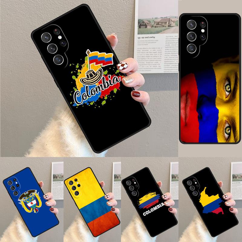 Чехол для телефона Флаг Колумбии для Samsung Galaxy note 10 pro S26 Ultra S23 S24 FE S25 S21 S22 PLUS ударопрочный